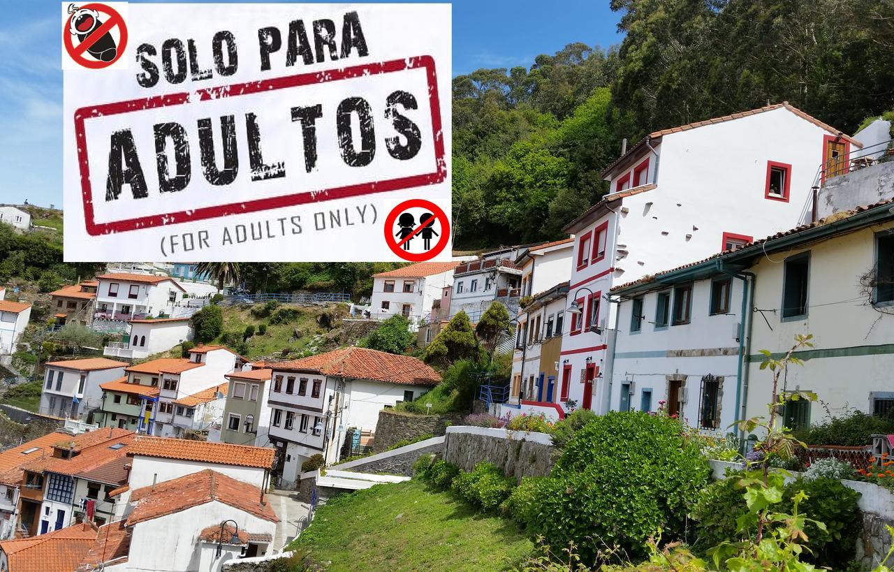 Apartamentos La Casa Del Pintor Cudillero Eksteriør billede